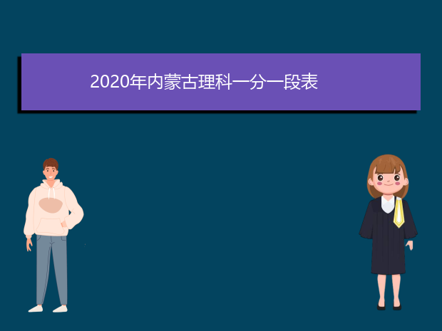 2020年内蒙古理科一分一段表